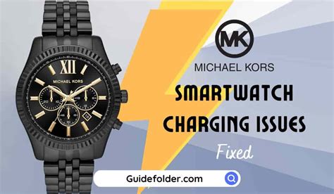 michael kors smartwatch won t charge|Michael Kors watch charger amazon.